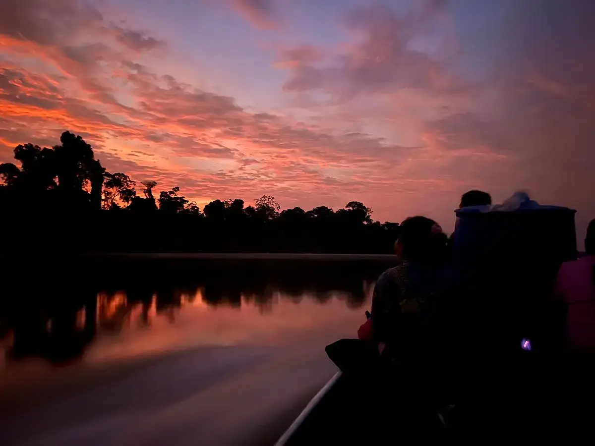 amazon jungle leticia sunset